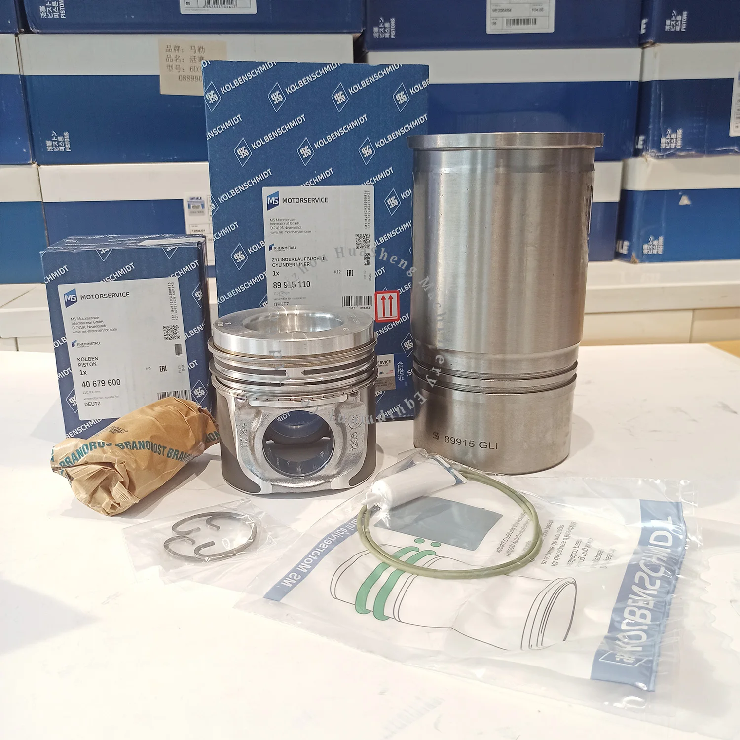 High Quality KS Brand Diesel Engine D8K 40679600 Liner kit  /Clyinder Liner Kit For Deutz Excavator Rebuild Set