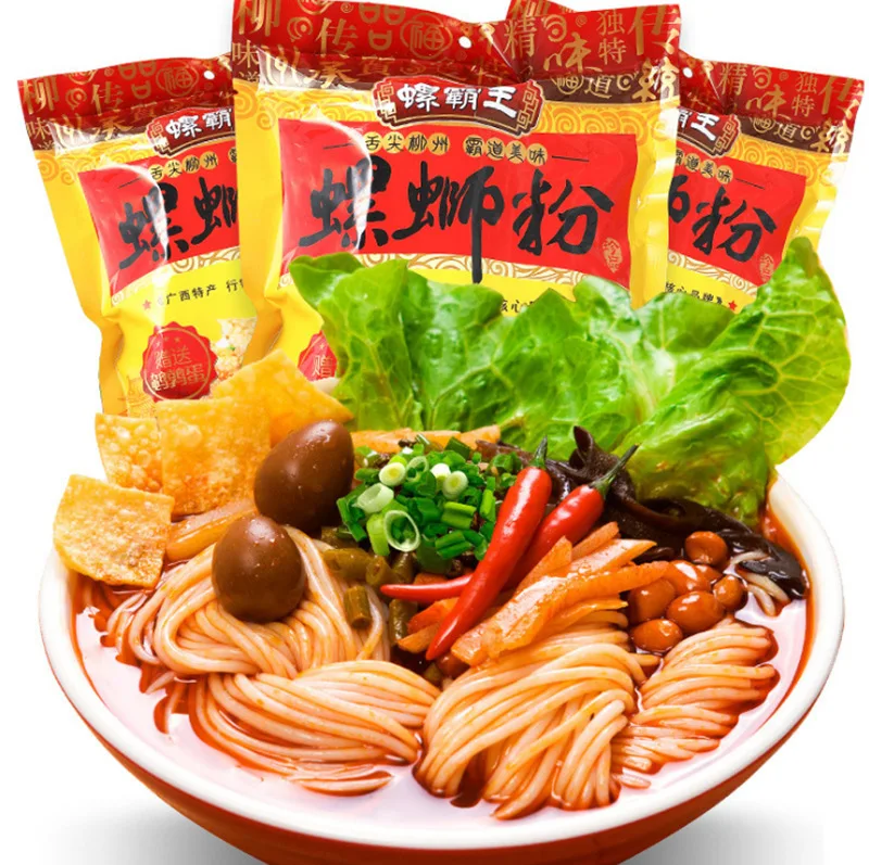 Guangxi snail noodles Flavor halal ramen food instant hot and sour Snail Rice Vermicelli