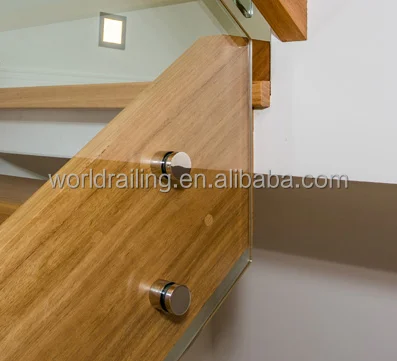 YL Heavy Duty 2-дюймовый стойка из нержавеющей стали стеклянными перилами