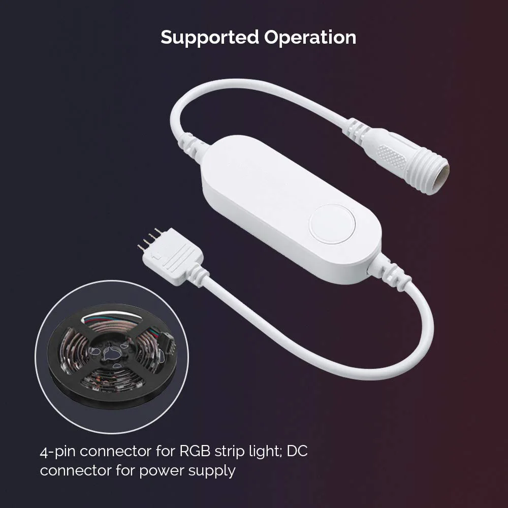 Смарт-пульт дистанционного управления с Wi-Fi ce rohs W/CW/RGB/RGBW/RGBCCT контроллер светодиодной ленты работает amazon alexa google home и
