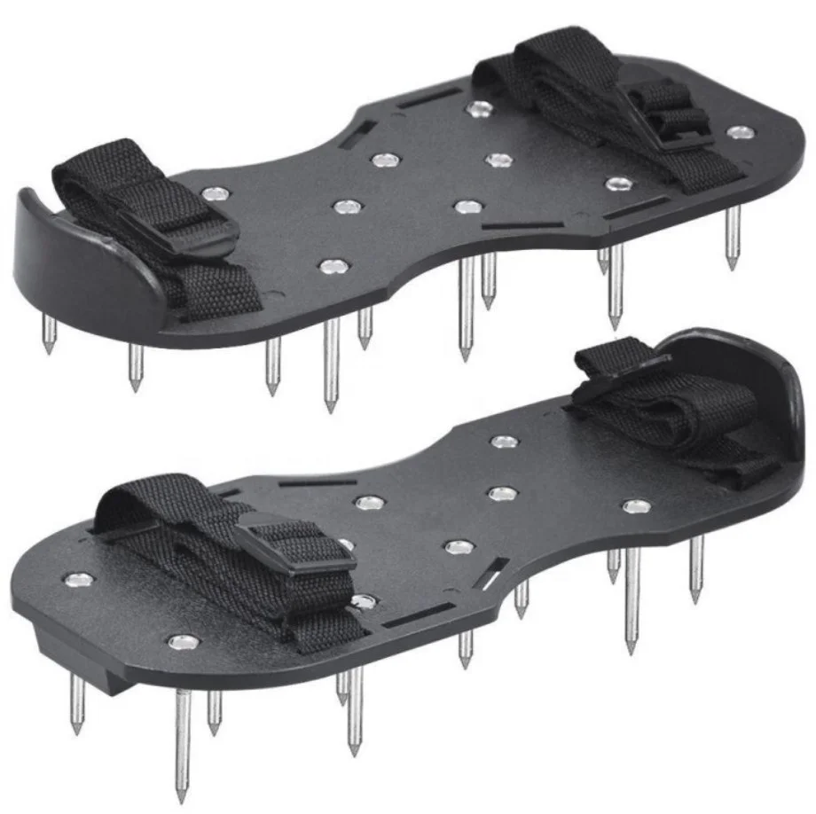 Varieties Lawn Aerator Shoes Comfortable Grass Aerating Spike Sandals for Lawns with Stainless Steel Spikes Soil Aeration Shoe