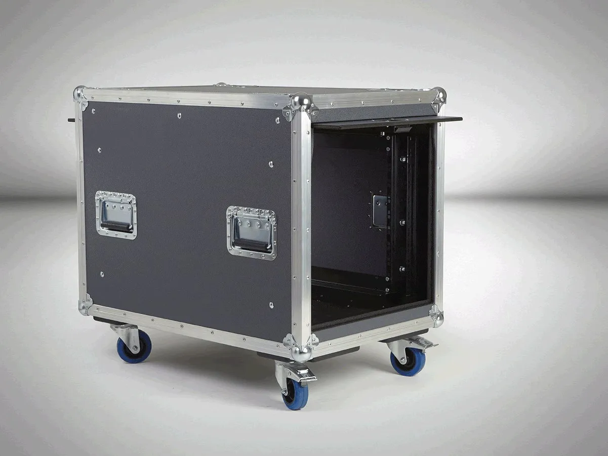 Aluminum new function Sliding doors rack case custom flight case