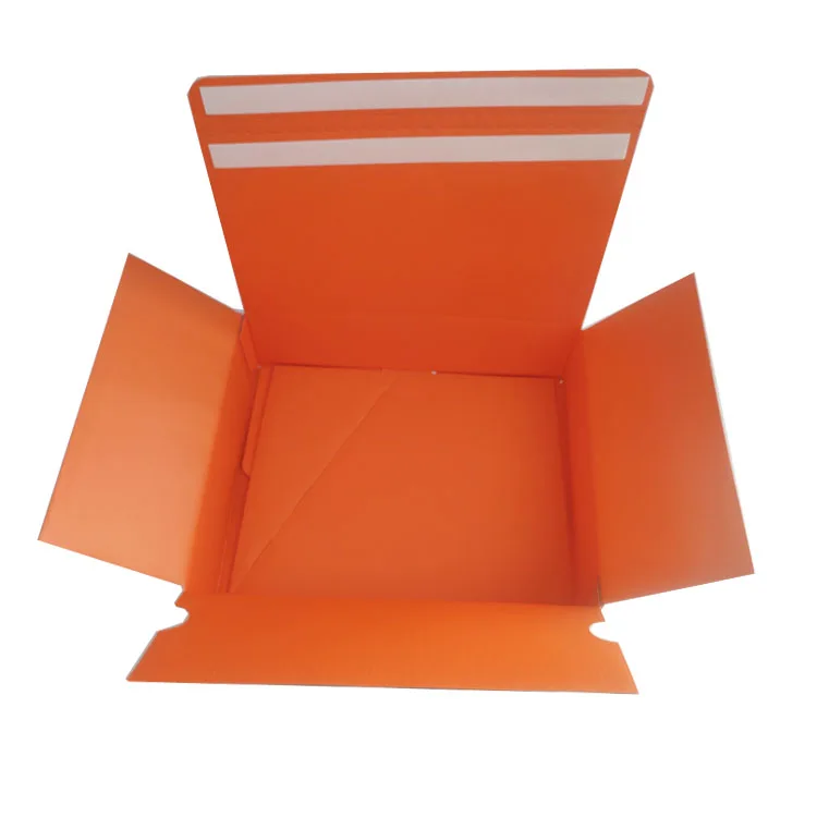 Clothing packaging carton shipping box Custom color large shipping box Corrugated box folding top mailbox