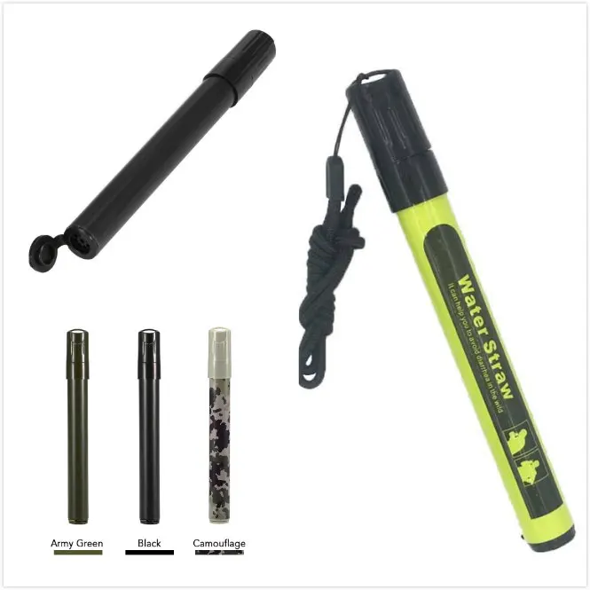 Outdoor Personal Water Filter Straw for Camping Hiking Emergency Survival Portable Purifier