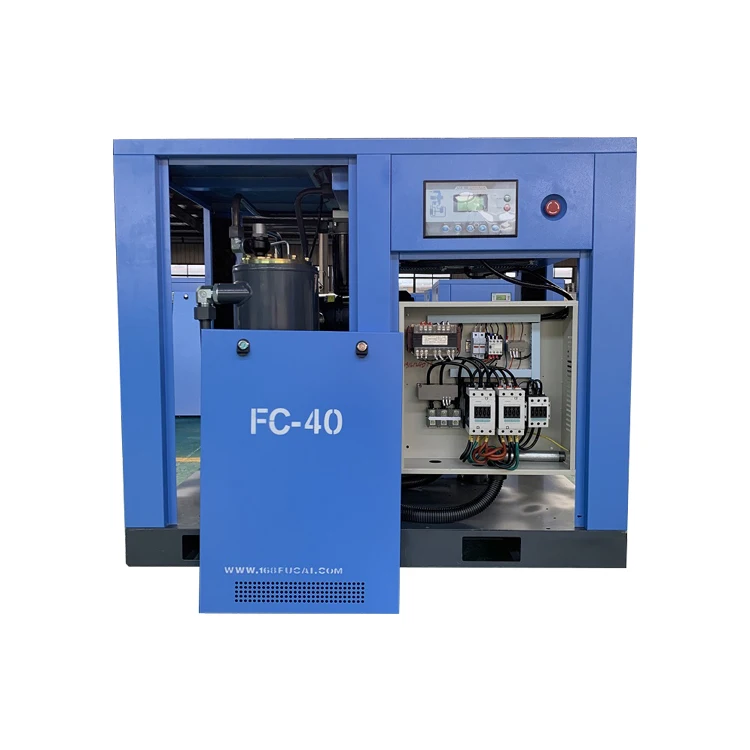 Винтовой компрессор FUCAI 30 кВт 40 л.с., воздушный компрессор, промышленный компрессор