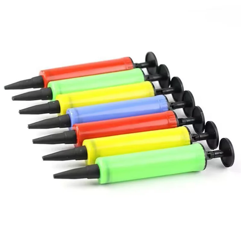 Colorful Soccerball Air-pump,plastic Material Basket Ball/soccer Ball/volley Ball Air-pump,pump With Metal or Plastic Air-needle