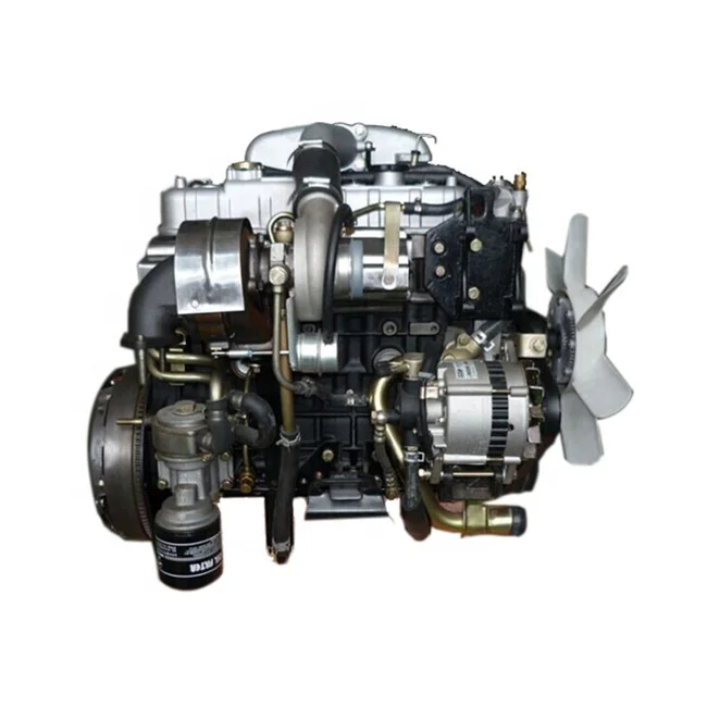 Hot sale and in stock 4 cylinder water cooled diesel engine 4JB1