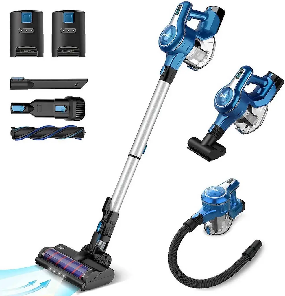Portable Rechargeable 23000Pa Cordless Stick Wireless Handheld Multifunctional Standing Vertical Vacuum Cleaner
