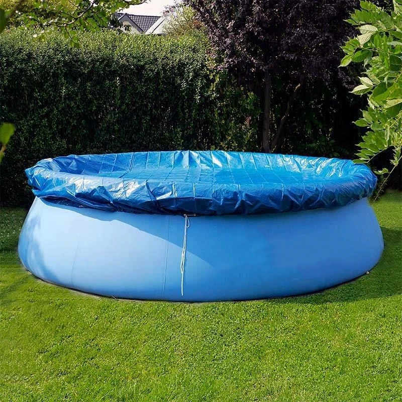 Rain Resistant Coated PE Tarpaulin Swimming Pool Safety Winter Leaf Summer Solar Cover