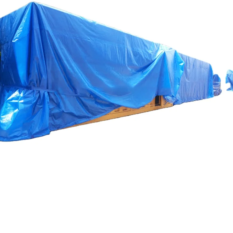 New Products Waterproof PE Tarpaulin Sheet 300gsm Plain Style Woven Technics Anti-UV Coating for Covering Industrial Equipment