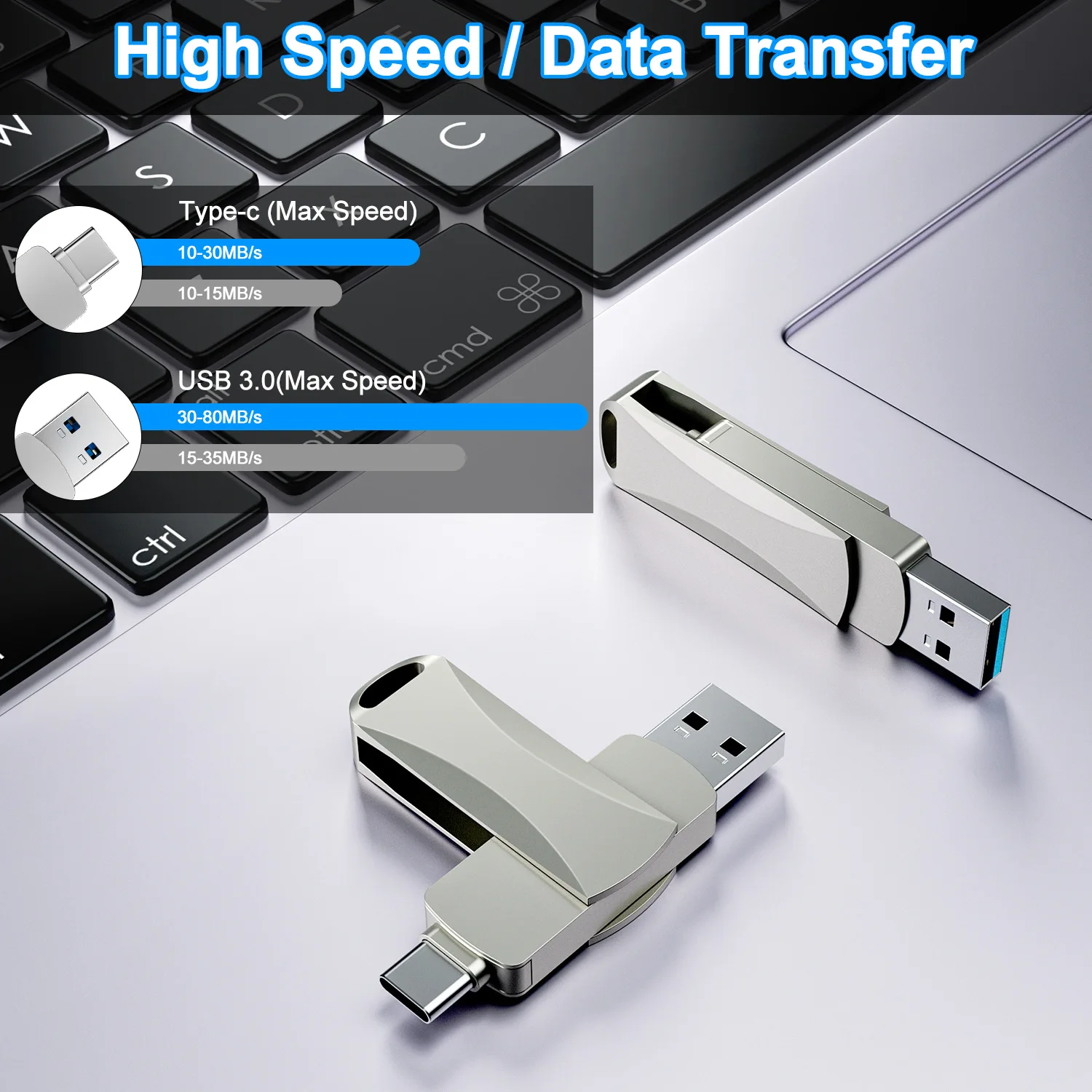 Флэш-накопитель USB-USB Type-c 2 0/3 0