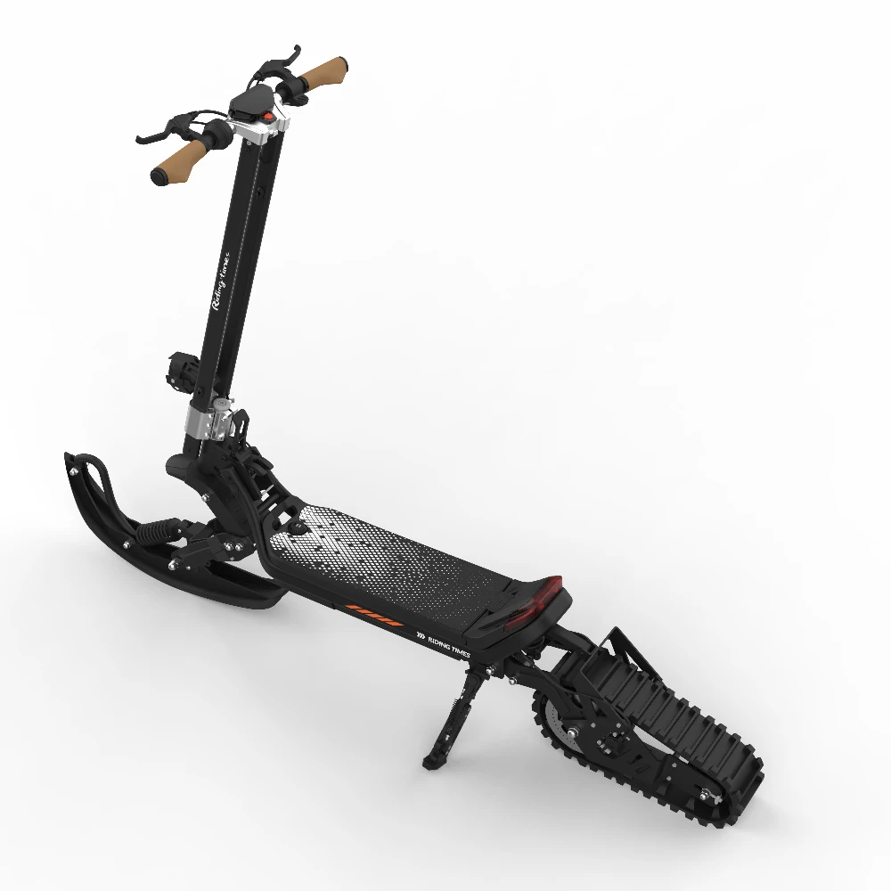 Ridingtimes G63 DIY 3in1 20.8Ah 30ah battery oil brake motor cable Motor Front electric snow sled ski scooter for adults