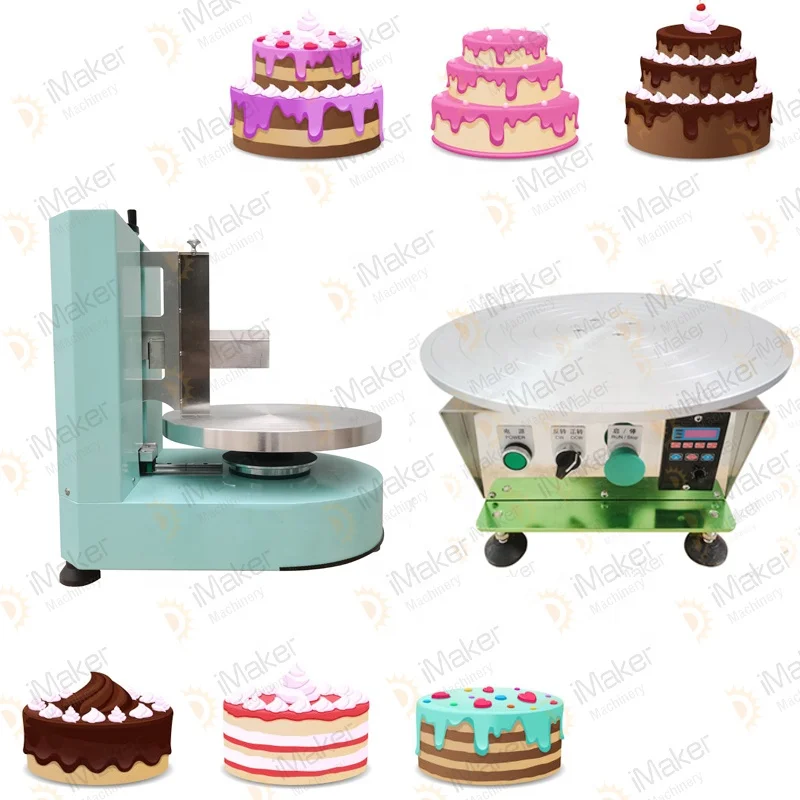 2021 Cake Turntable 12 Inch Revolving Rotating Cake Decorating Stand with Forward and reverse rotation
