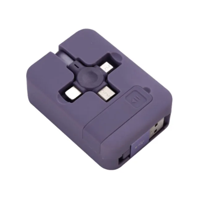 UUTEK UC008 новый продукт Лидер продаж Популярная Быстрая зарядка квадратный многофункциональный 1 м головка для быстрой зарядки 3 в 1 кабель USB для передачи данных