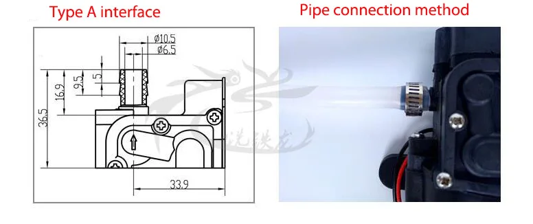 DC 12V Solar Hot Water Circulation Pump Brushless Motor Water Diaphragm Self Priming Pump
