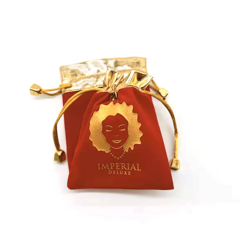 China manufacturer custom velvet jewelry bag with good quality