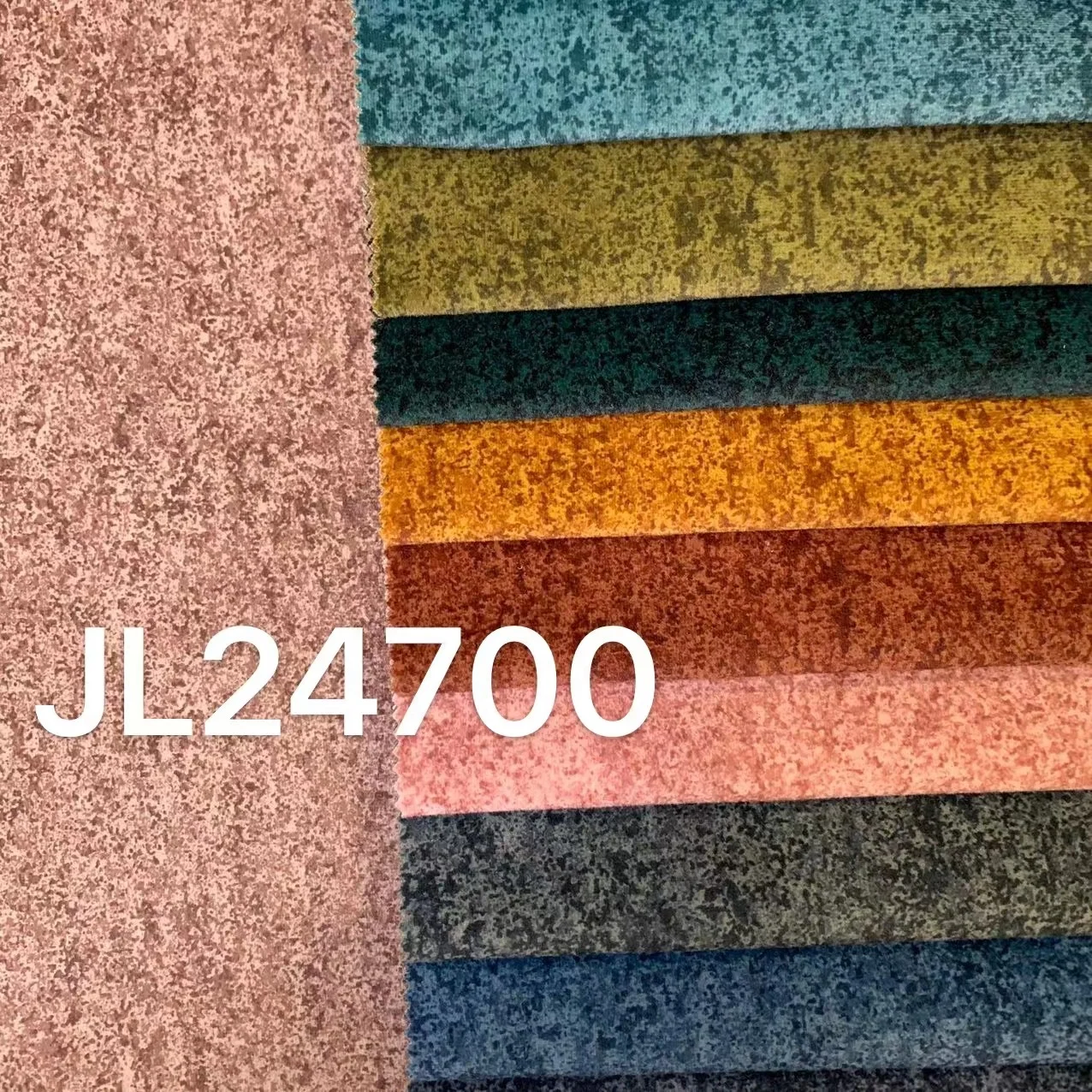 JL24700-новый дизайн роскошный 100% полиэстер Моша бархатная ткань с принтом для обивочной ткани