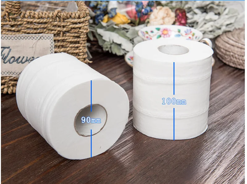 Hollow roll paper household toilet paper white napkin