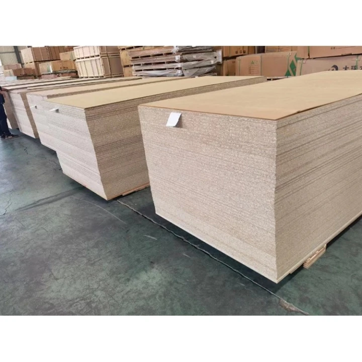 High density particle board sheet 4x8 18mm 25mm 12mm chipboard cabinet panel melamine faced laminated particle board sheet
