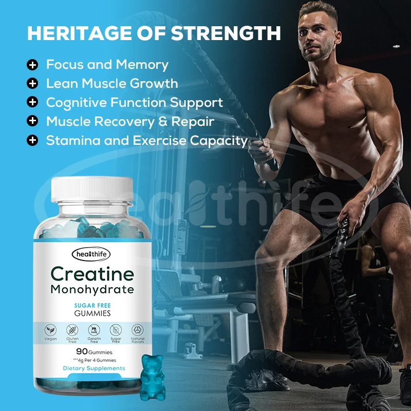 Healthife OEM Private Label Creatine Gummies Creatine Monohydrate Gummies