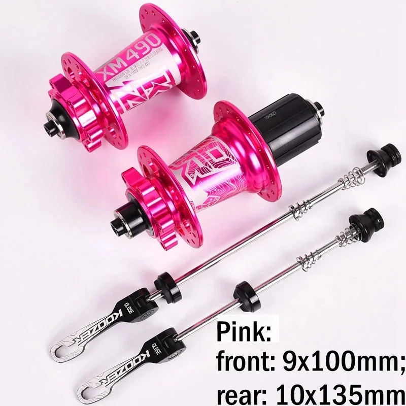 Ступица для горного велосипеда Koozer XM490PRO, 4 подшипника, 10*2021 мм, QR100 * 15 12*135 мм, 32 отверстия, дисковый тормоз для велосипеда, новинка 142