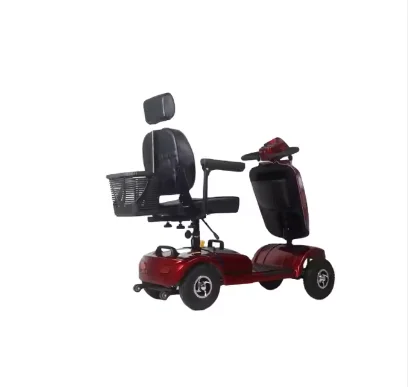 300W Multipurpose Elderly Transportation 2 Seat Electric Moped 4 Wheel Electric Golf Scooter With Roof