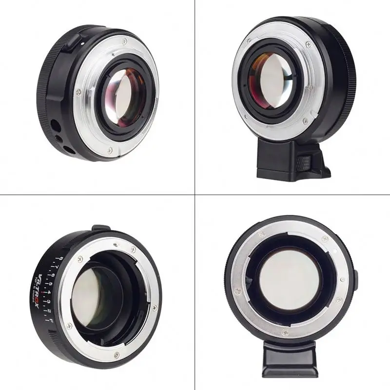 VILTROX NF-E Mount Manual Focus F Lens Adapter Telecompressor Focal Reducer Speed Booster for Sony
