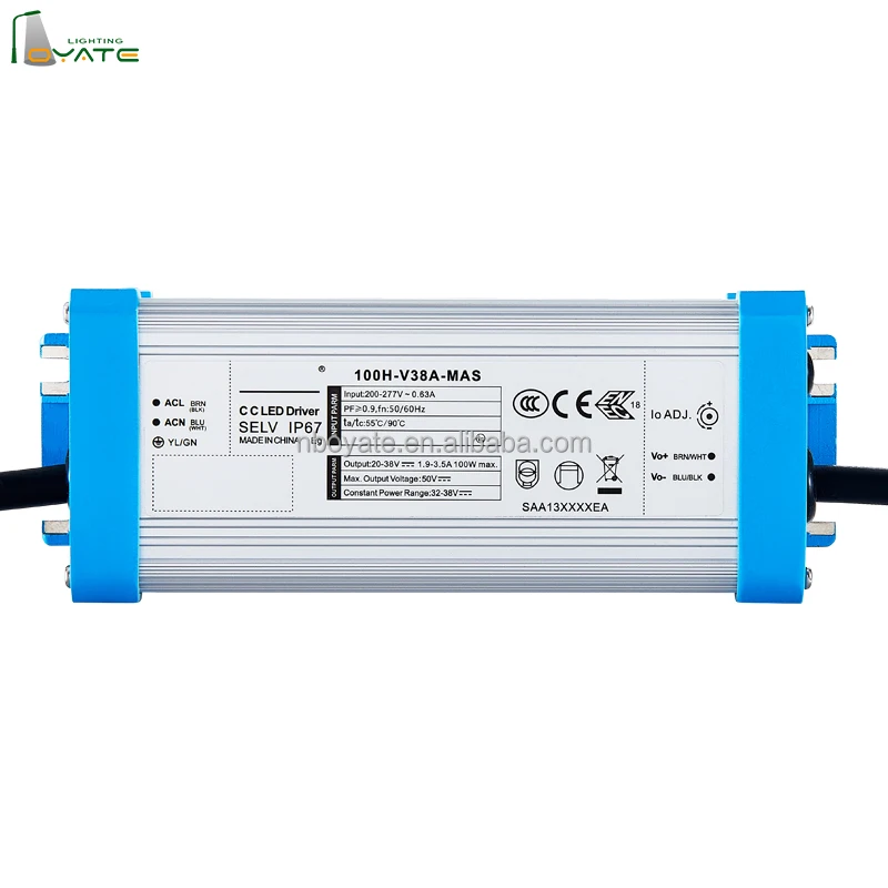 100w Led Driver Street Light Flood Light Emergency Power Supply IP67 Waterproof Dimmable Driver