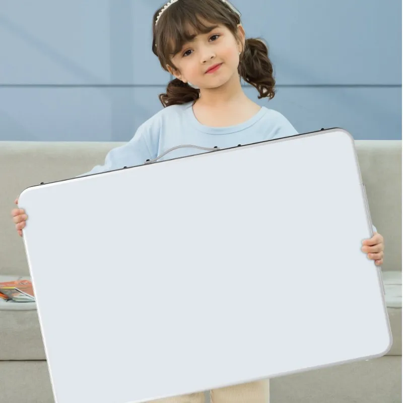 Table Art Easel for Kids School and Classroom multifunctional aluminum frame Kids foldable whitetable table