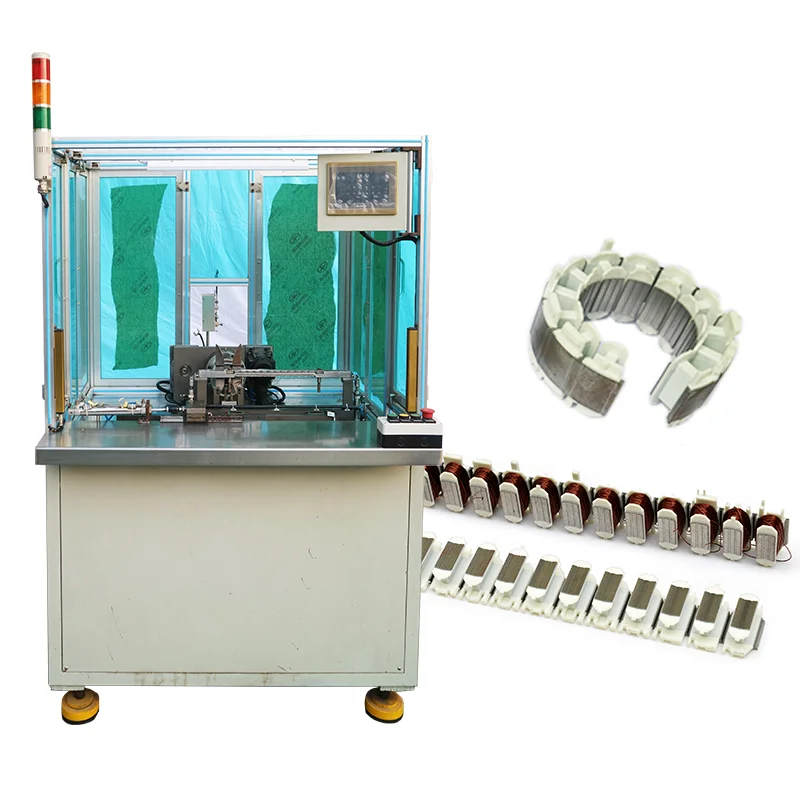 SMG unfolded stator winding machine for linear motors and fan motors