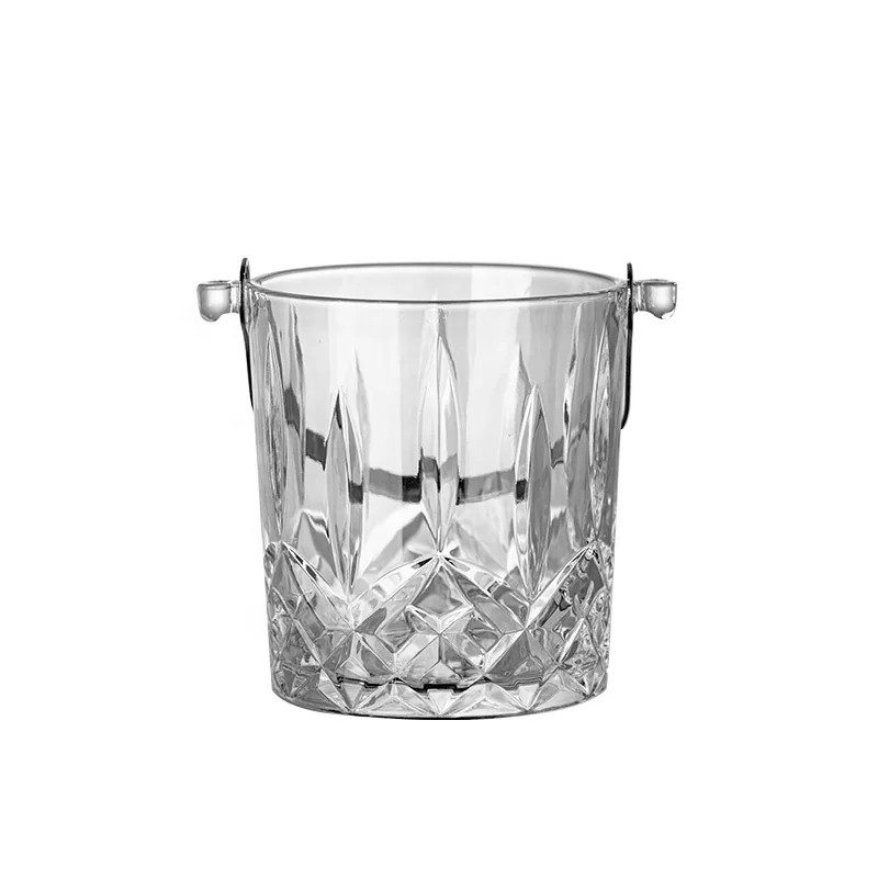 Seau a  Glace Bucket Of Ice White Bar Supplies Beer Glass Ice Bucket Rattan Ice Bucket