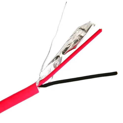 shielded unshielded red fire alarm cable 2 4 6 8 Conductor TC OFC CCA security wire 14awg 16awg 18awg 20awg PVC LSZH Jacket