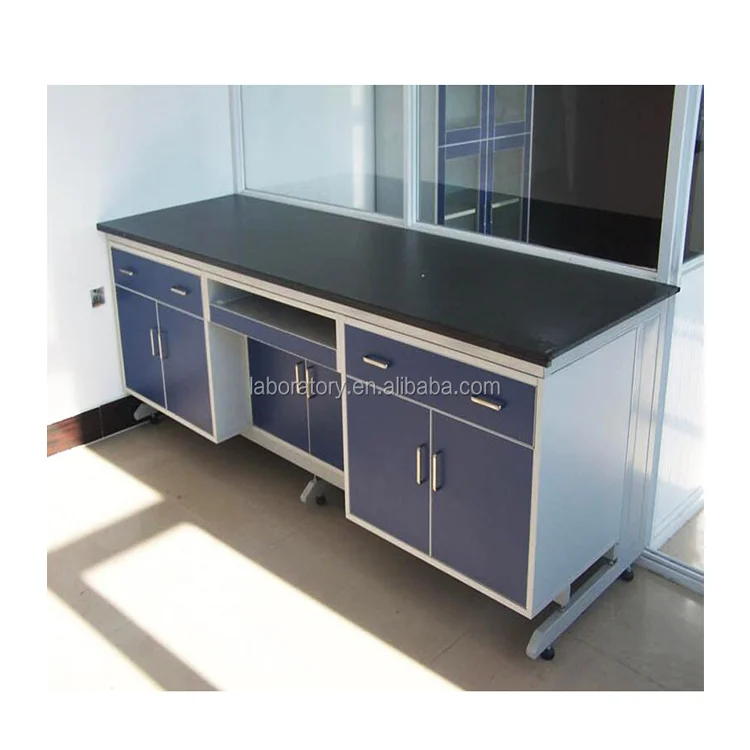 Полипропиленовый лабораторный стол с полипропиленовыми раковинами