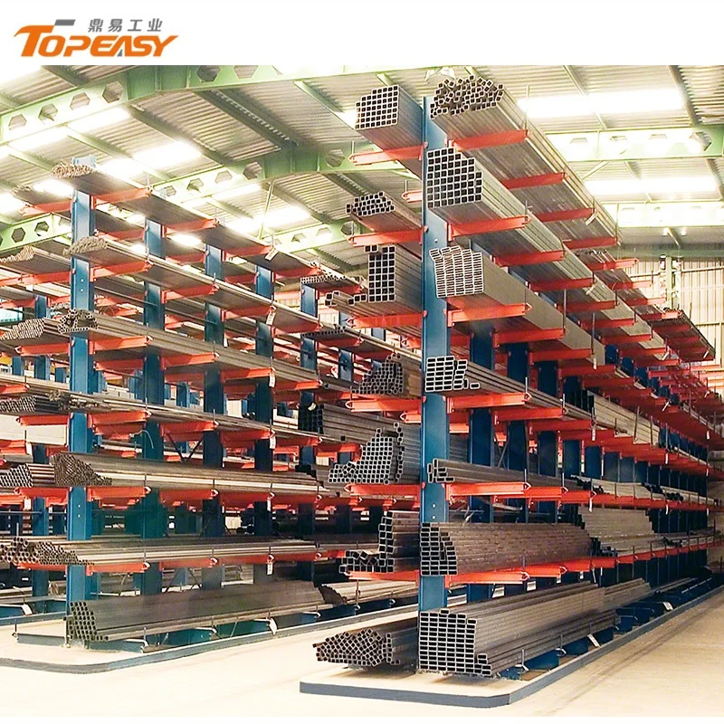 Customized heavy duty industrial racking cantilever pipe rack for warehouse