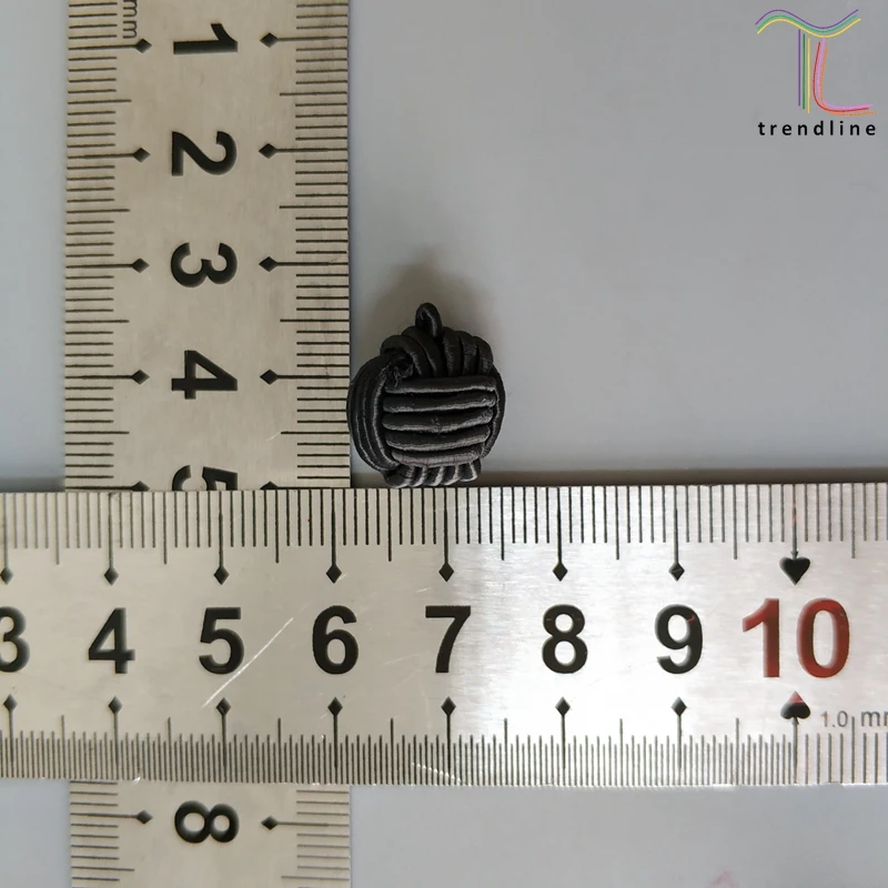 Chinese ball round knot cord button with multi sizes
