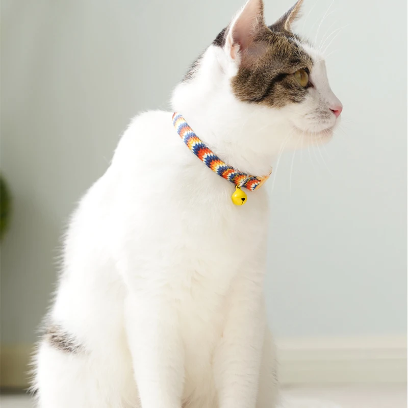Wholesale Customized Cat Collar with Bell Adjustable Pet Collar
