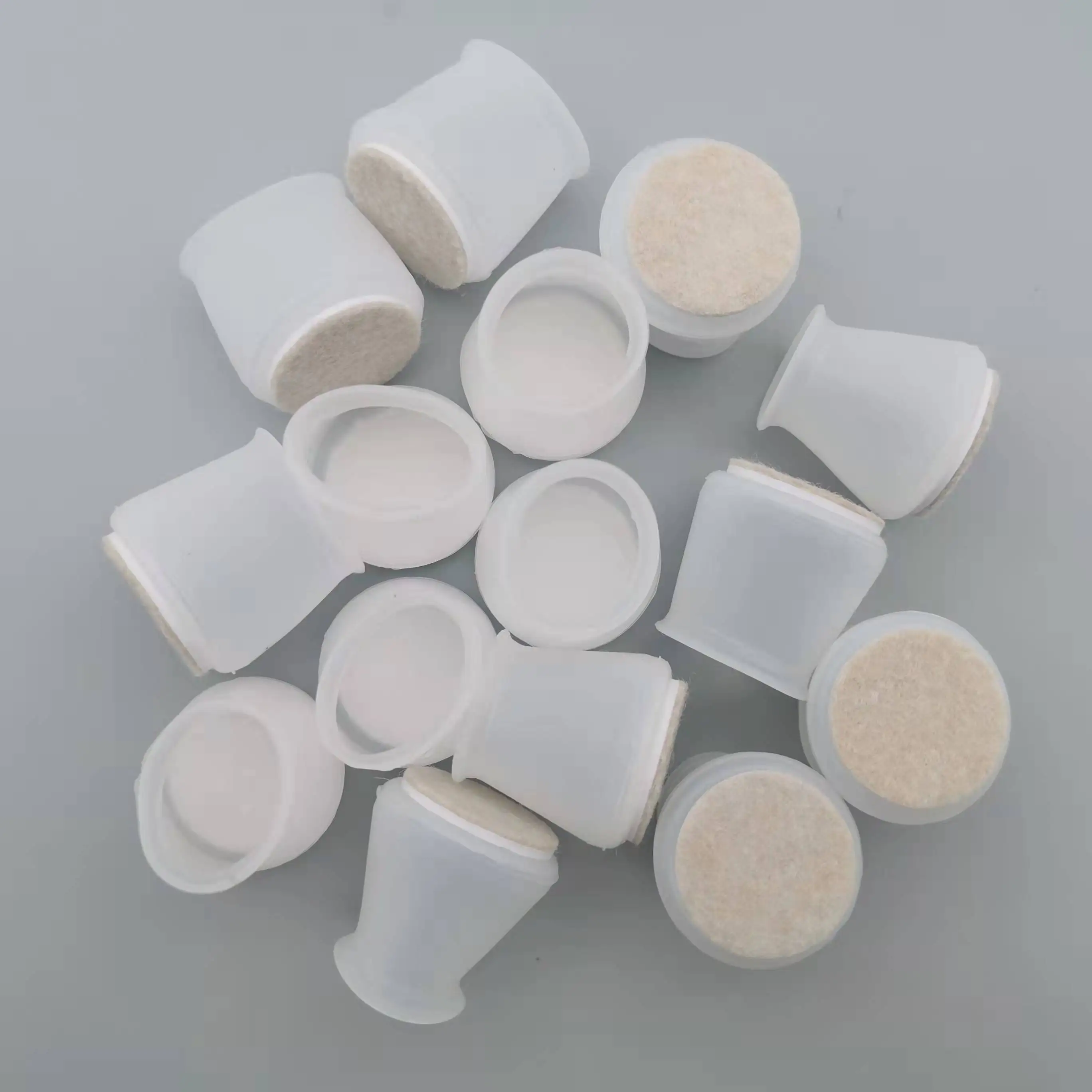 Mute Wooden floor Anti-scratch chair leg protect cover felt silicone table chair leg caps