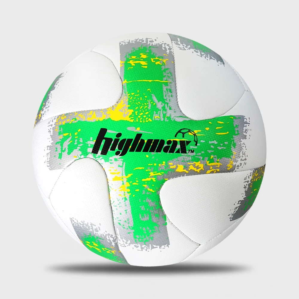 
6 panels soft touch football professional custom logo soccer ball size 5 