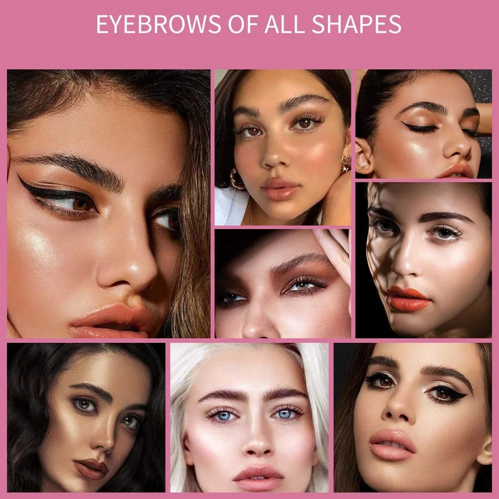 2PCS Eyebrow Soap Kit Brow Styling Soap for 4D Eye Brow Makeup Long Lasting Waterproof Smudge Proof Eyebrow Cosmetics