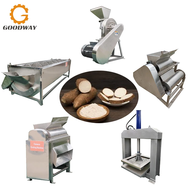 Cassava Flour Production Cassava Flour Processing Manioc Machine for Cassava Flour Plant