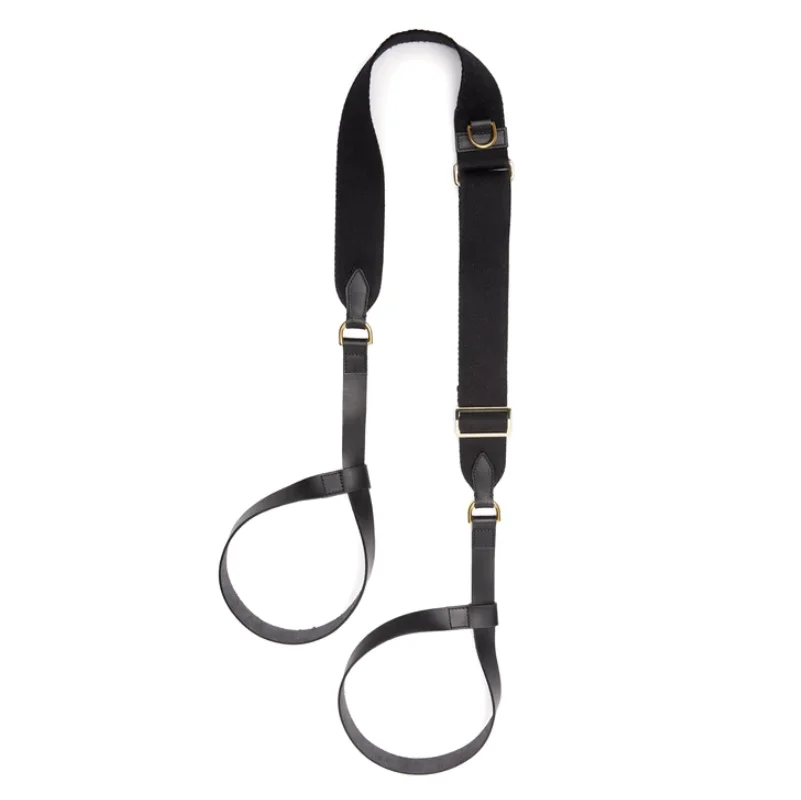 Faux Leather Yoga Mat Carrier Sling Adjustable Picnic Blanket Strap Yoga Mat Holder Strap with Phone Pouch
