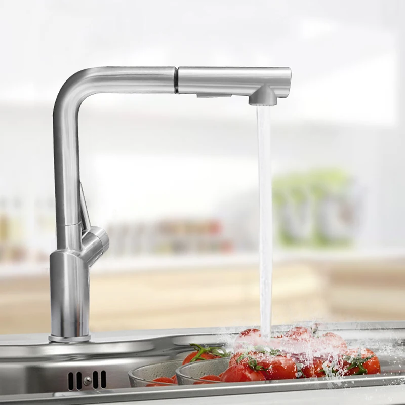Pull Out Faucets for Kitchen Stainless Steel Spring Kitchen Faucet Commercial Kitchen Faucets