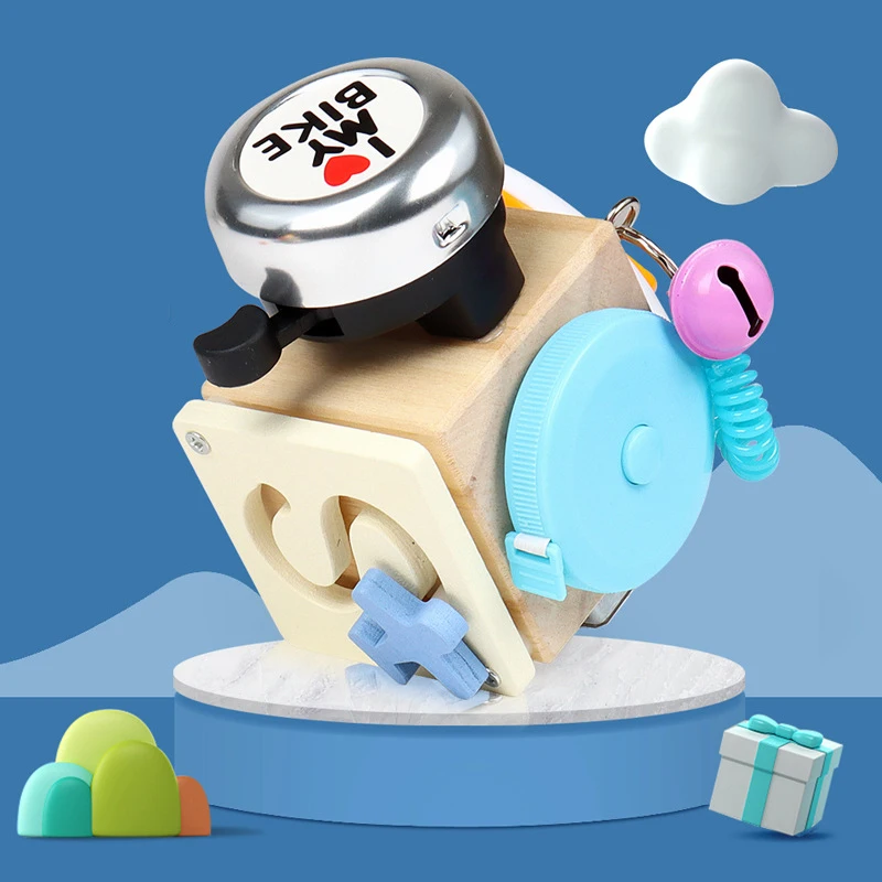 New arrival  Most Montessori Wooden Busy cube  Intelligence  For Kids