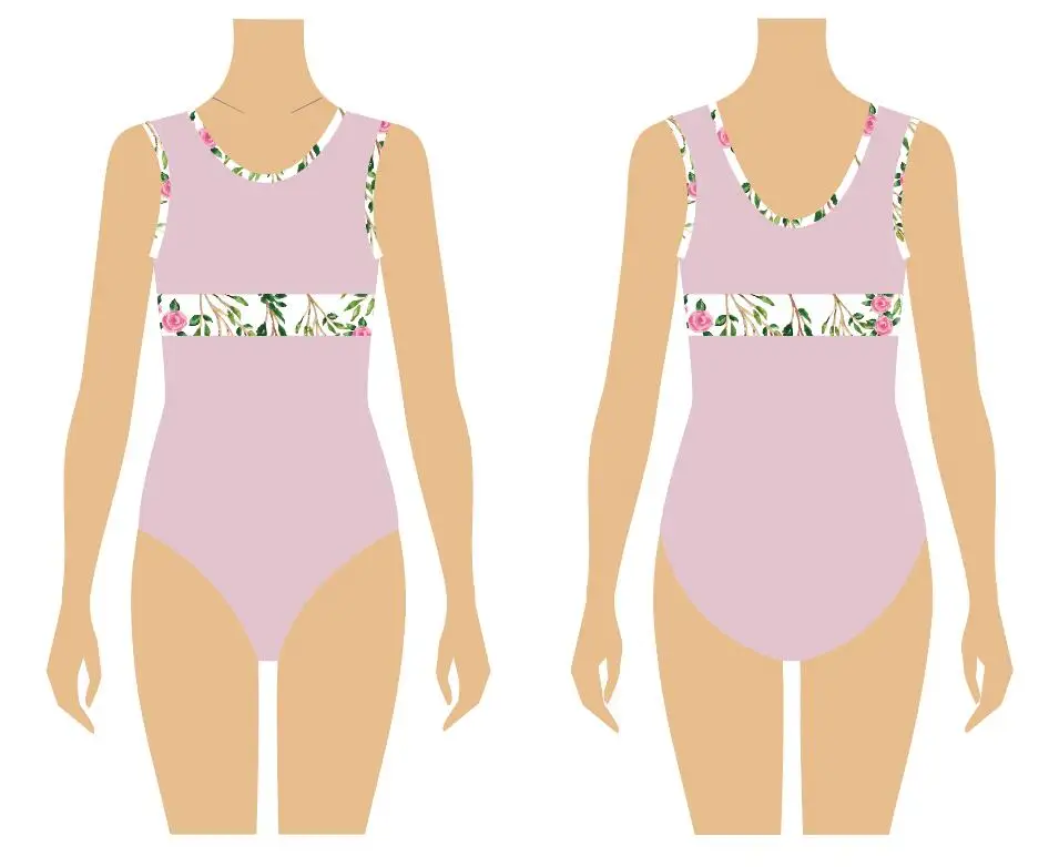 printed girl Normzl New Arrival Training Dancewear Little Girl High Cut Free Sample Leotard Overall