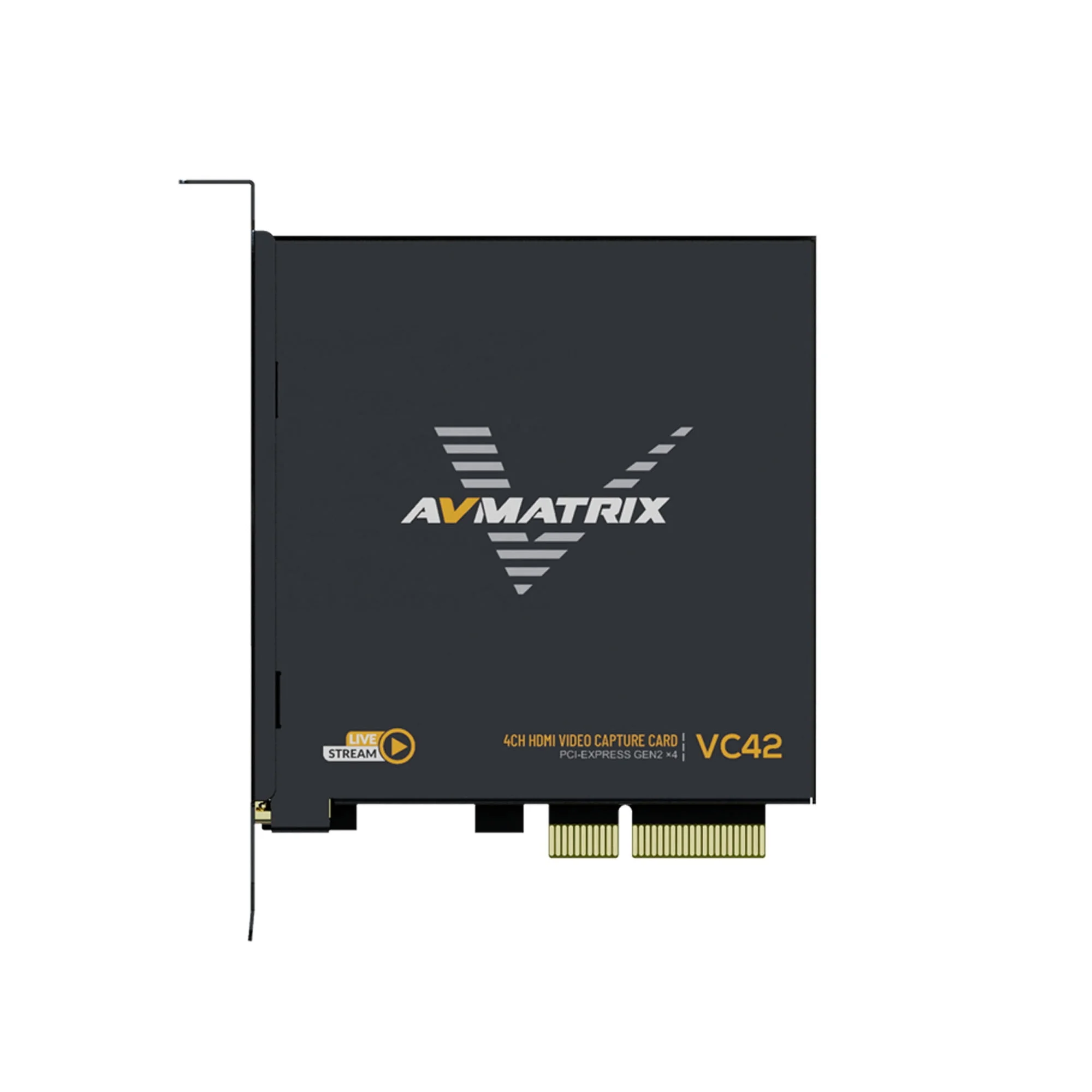 AVMATRIX VC42 Pci-E 4 Channel HDMI 1080p60 Vmix OBS Streaming Win7 Linux Live Streaming Video Game Capture Card