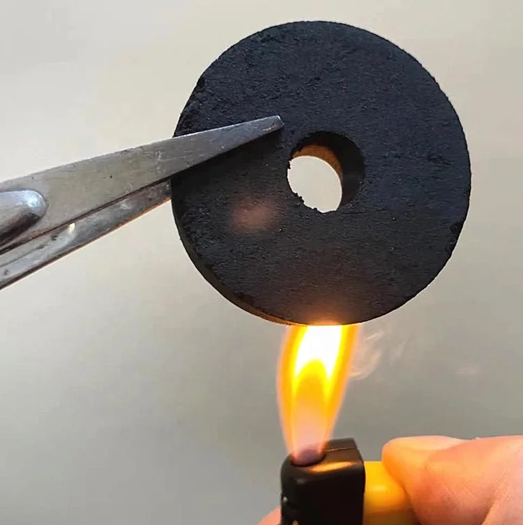 Natural Round Applewood Charcoal Long Time Burning Smokeless Barbecue Coconut Shell Charcoal BBQ Grill Fruitwood Charcoals