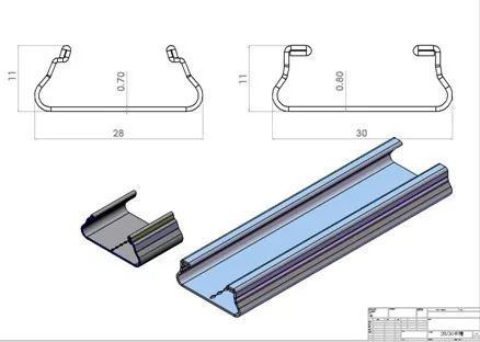 Spring Wire and Profile Lock Channel for Wiggle Wire Greenhouse Film