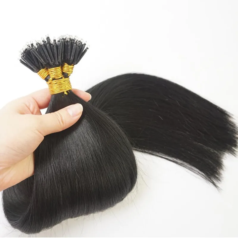 Wholesale Price Nano Ring Hair Extensions virgin cuticle full 100% human remy hair 1Gram strand