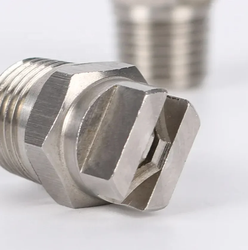 1/4' 65 Degree 304SS High Pressure HU HVV Flat Fan Jet Spray Nozzle For Orbit