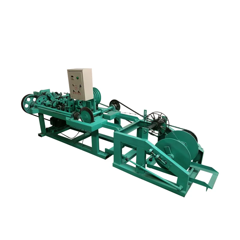 Galvanized wire single double strands barbed wire machines manufacturer